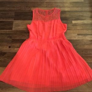 Kensie coral color  dress